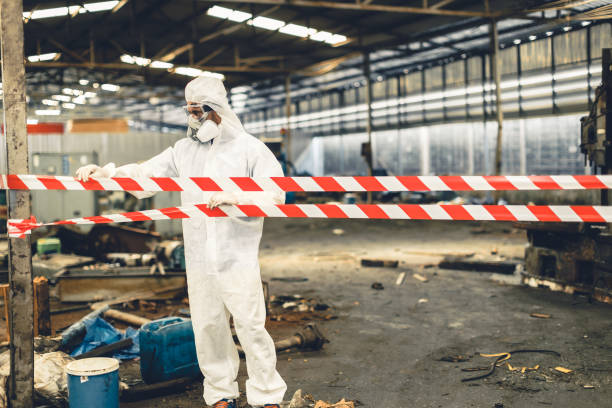 Professional Crime Scene Cleanup technician working in Columbus, OH